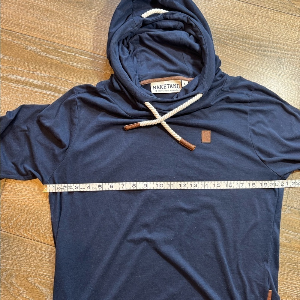 Naketano ladies lightweight navy hoodie Size large - Picture 5 of 10